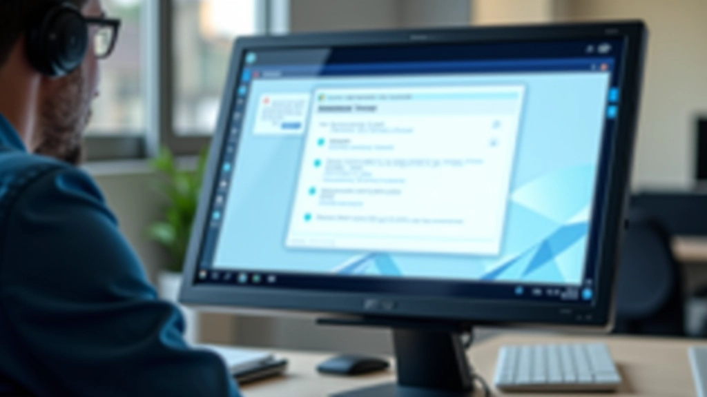 Ecrã de computador mostrando janela de conexão remota com interface de diagnóstico