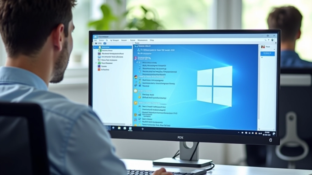 Gestor de Dispositivos do Windows aberto mostrando lista de dispositivos e drivers